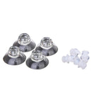 4pcs 25mm Diameter High Transparent Suction Cup Holder Sucker / Heart-shaped