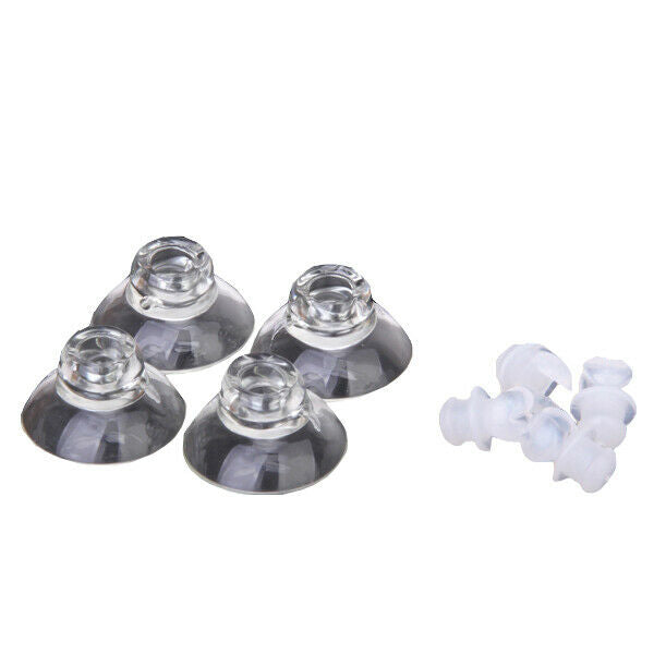 4pcs 25mm Diameter High Transparent Suction Cup Holder Sucker / Heart-shaped