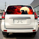 Car Pickup Truck SUV Rear Windshield Grim Reaper Horse Graphic Stickers Decals