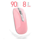 1600DPI Wireless Mouse 2.4GHz Receiver Bluetooth5.0 Mute Gaming Mice for MacBook