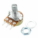 B10K 10K Ohm Adjustment Single Linear Rotary Taper Potentiometer 5 Pcs