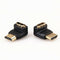 90 Degree + 270 Degree HDMI Male to Female Right Angle Connectors Adapte WBU