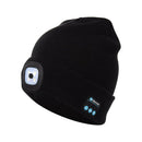 Unisex Bluetooth Earphone Music Hat Knitted Beanie Cap with LED Light for Winter