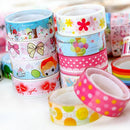 10PCS 1.5cm* Paper Sticky Adhesive Stickers Decorative Washi Tapes for DIY -