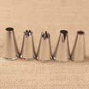 5PCs Large Icing Piping Nozzles Cake Baking Cookie Cupcake Piping Nozzle DeSEAU