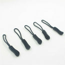 10Pcs Zipper Pulls Slider Cord Puller Ends Lock Zip Clip Buckle For Bag