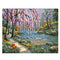 DIY Painting by Numbers Romantic Creek Oil Painting on Canvas Home Decor