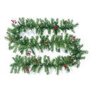 2.7M Artificial Green Christmas Garland Wreath Xmas Home Party Christmas De