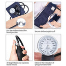 Mechanical Blood Pressure Monitor Manual Measure Stethoscope Accurate Device Hn