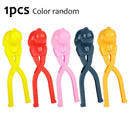 1Pc Duck Shape Snowball Maker Clip Children Outdoor Winter Sand Mold