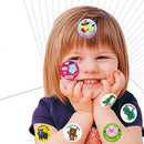 500Pc Cartoon Animal Reward Encouragement Waterproof Stickers Roll Toys ForSEAU