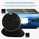 2.4GHz Wireless 3 Gears 1600 DPI Rechargeable LED Ergonomics Vertical Mouse A