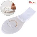 10pcs/Lot Drawer Door Cabinet Cupboard Safety Locks Baby Safety Plastic Lo BX