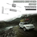 Chrome Alloy Throttle Return Spring Bracket + Dual Springs for Chevy Ford