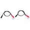 2-RCA Cable Male Plug to 3.5mm Female Aux Audio Headphone Jack ConverterAdapt JR