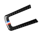 3pcs/set Carbon Fiber Steering Wheel Stickers Trim Cover for Ford Mustang 15-17