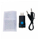 Wireless Car USB Bluetooth Receiver Handsfree 3.5mm Music Audio Adapter Rec A0H2