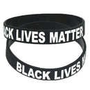 Black Lives Matter Wristbands Black Silicone Rubber Bracelets I Can't Breath Kw