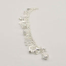 925 Plated Heart Cross Star Chain Fashion Bangle Bracelets