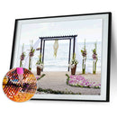 DIY Rhinestone Painting Kit Full Round Drill Diamond Wedding House Decor