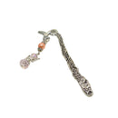 12Pcs Metal Bookmarks Book Mark With Hook Beading Jewelry Findings DIY Hanging