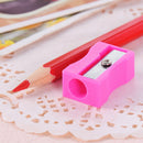 3pcs Candy Color Geometric Plastic Pencil Sharpener Kids School Office Tool New