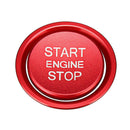 1X New For Audi A4 A6 Q5 A7 Car Start Stop Engine Switch Red Push Button Cover