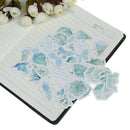 46pcs/box Mint Summer Diary Stickers Paper Lables DIY Gifts Packaging Decor FT
