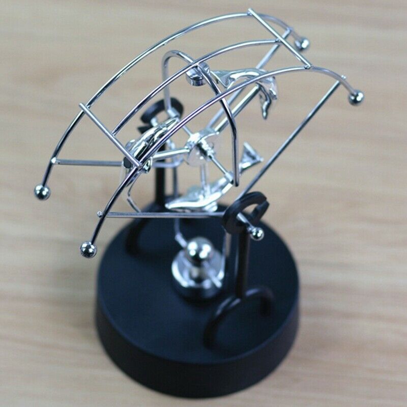 Creative Dolphin Energy Rotating Swing Iron Ornaments Fashion Newton Swing  I1H7