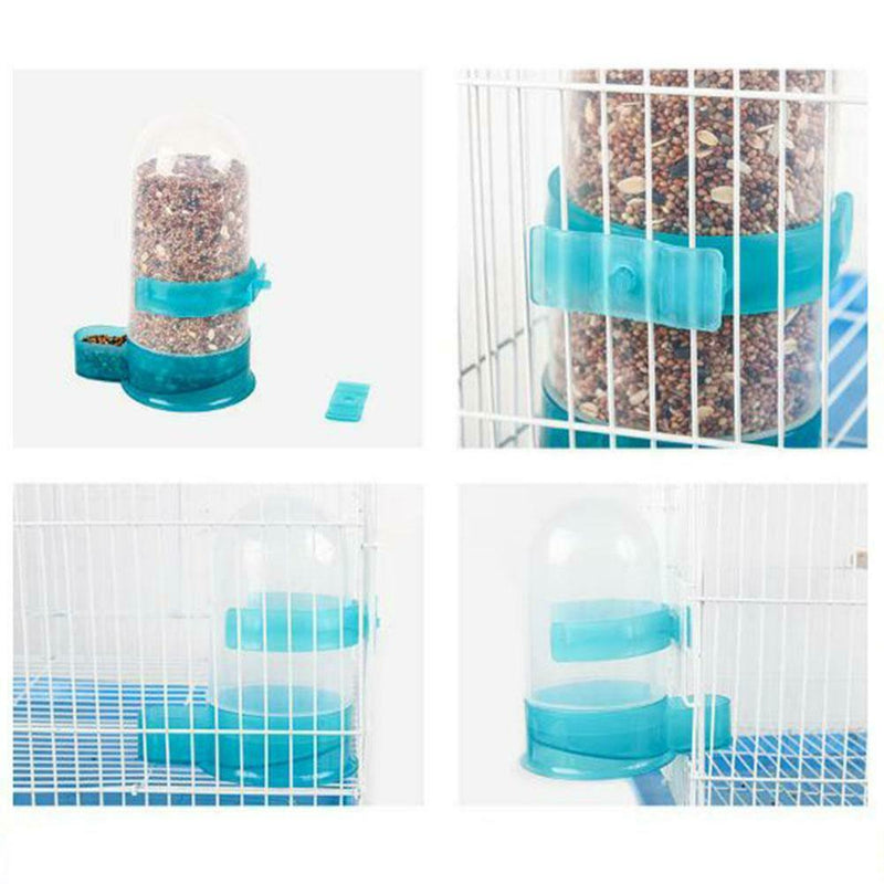 Parrot  Bird Water Food Feeder Parrot Canary Automatic Feeding Drink Dispenser