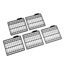 5Pcs Hair Rig Extender Boilie Stops Pellet Carp Coarse Fishing Tackle Black