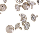 50x Crystal Rivets Studs Buttons for Bracelet Bag Leather Craft 7mm