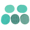 25Pcs Wet and Dry Disc Sandpaper Set Including 5 Green Leather Sandpaper Di