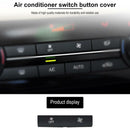 Car Heater Climate Control A/C Switch Fan Button Cap Cover for BMW F10 F18 SN9F