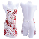 Printed Bloody Apron Murder Halloween Baking Kitchen  Gift Blood Stained LJ