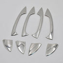 Lots 8 Chrome Door Handle Covers Trim For Mercedes Benz W166 W117 W246