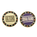 2 Pieces Poker Chips Dealer Blind Chips Big / Small Roulette Game