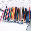 100pcs Refill With 10pcs Pen Case Colorful Gel Pen Delicate Refill L1O1 A7B5