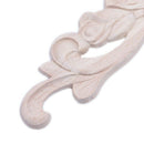Wood Carved Corner Onlay Applique Frame Decor Furniture Craft Unpainted Dec