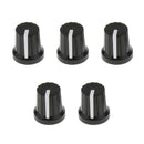 5pcs Top Hat Reflector Knob Effect Pedal Knobs for Guitar Replacement