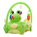 Baby Sofa Support Seat Cover Learning To Sit Plush Chair w/o Filler (Frog) A