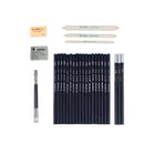 Drawing Sketching Pencil Set Paper Erasable Pen Charcoal Pencils For School Art