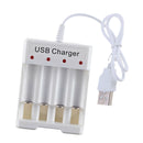 MagiDeal 4 Slot AAA Battery Charger For NiMh NiCd Rechargeable Batteries