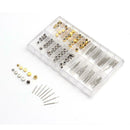 170pcs/box Watch Crown Replacement Watchmaker Repair Accessories Tool Kits