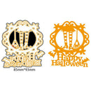 Happy Halloween Witch Metal Cutting Dies Stencil Scrapbook Album Card Decor 3C