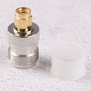 Metal N Female jack to SMA Female plug straight RF connector adapter  -Q