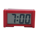 Automotive Digital Car LCD Clock Self-Adhesive Stick On Time Portable, Red Q2E3