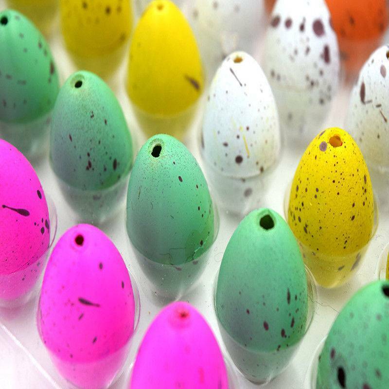 6X Magic Hatching Dinosaur Eggs Kids Educational Add Water Growing Xmas Toys