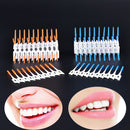 80pcs Silicone Dental Floss Cleaning Brush Teeth Elastic Massage Bar Adults   Z