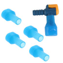 Water Bladder Bag Right Angle Suction Nozzle with Switch + 4pcs Bite Valve